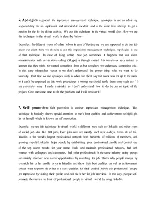 Impression management technique | PDF