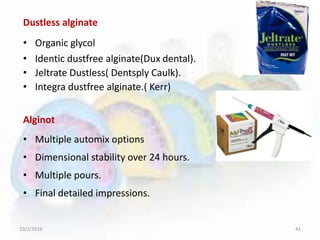 Impression materials | PPTX