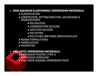 Impression materials | PDF