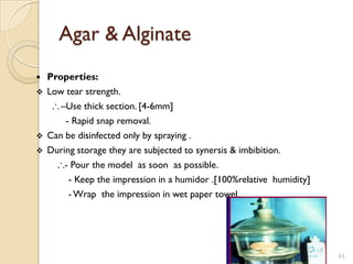 Impression materials 2 | PDF