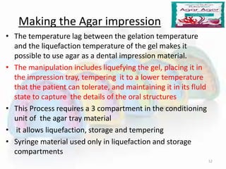 Impression materials and procedures | PPTX
