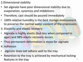 Impression materials and procedures | PPTX