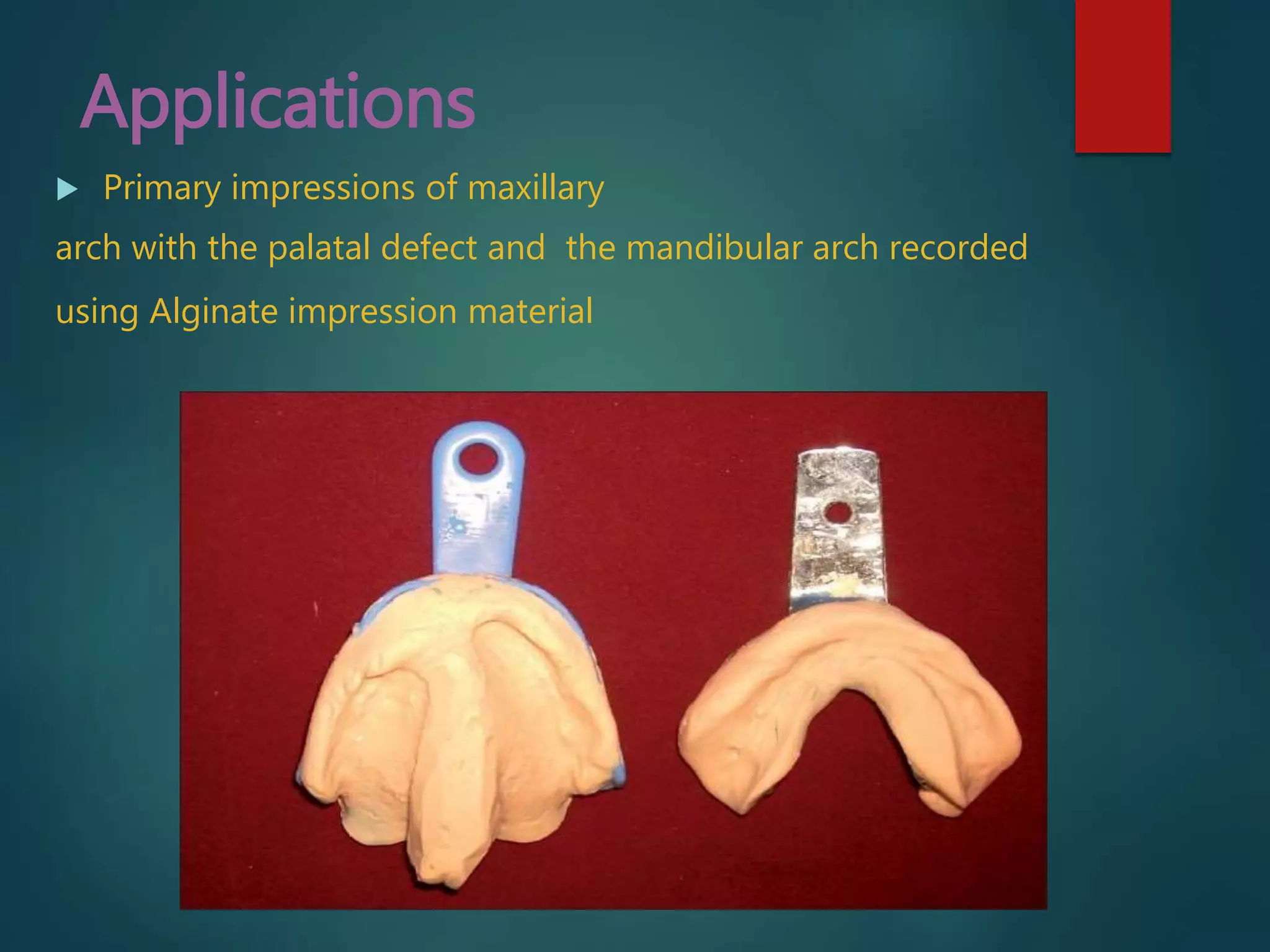 Impression materials for complete denture PPT