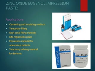 Impression materials for complete denture | PPT