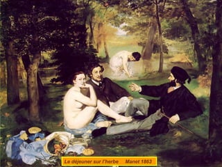 Le déjeuner sur l’herbe

Manet 1863

 