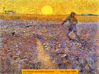 Le semeur au soleil couchant  Van Gogh 1888 