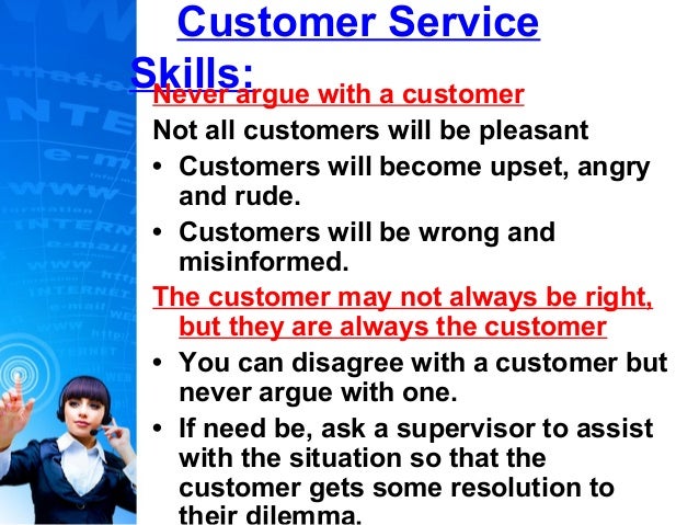 what are some customer service skills