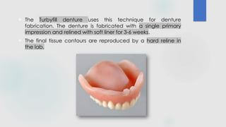 Lab Re Line Comprehensive Impression Techniques for Complete Denture Fabrication | PPTX
