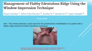 IMPRESSION technique IN COMPLETE DENTURES.pptx