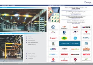 TEDRAAUTOMOTIVE SOLUTIONS PVT. LTD.
Parking Solutions
www.tedraauto.com
QUADRATECH AUTO COMP PVT. LTD.
Auto Parts Manufacturers
www.quadraauto.com
OPEL AUTO ELECTROTECH PVT. LTD.
Wiring Harness Manufacturers
www.opelauto.co.in
CUBRAL ENGINEERING PVT. LTD.
Refrigeration Tubing Manufacturers
www.cubral.com
 