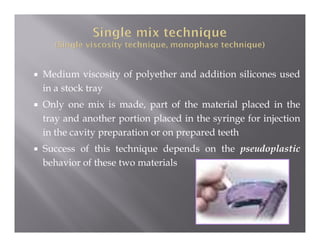 Impression techniques