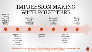 Impression techniques in fpd | PPTX