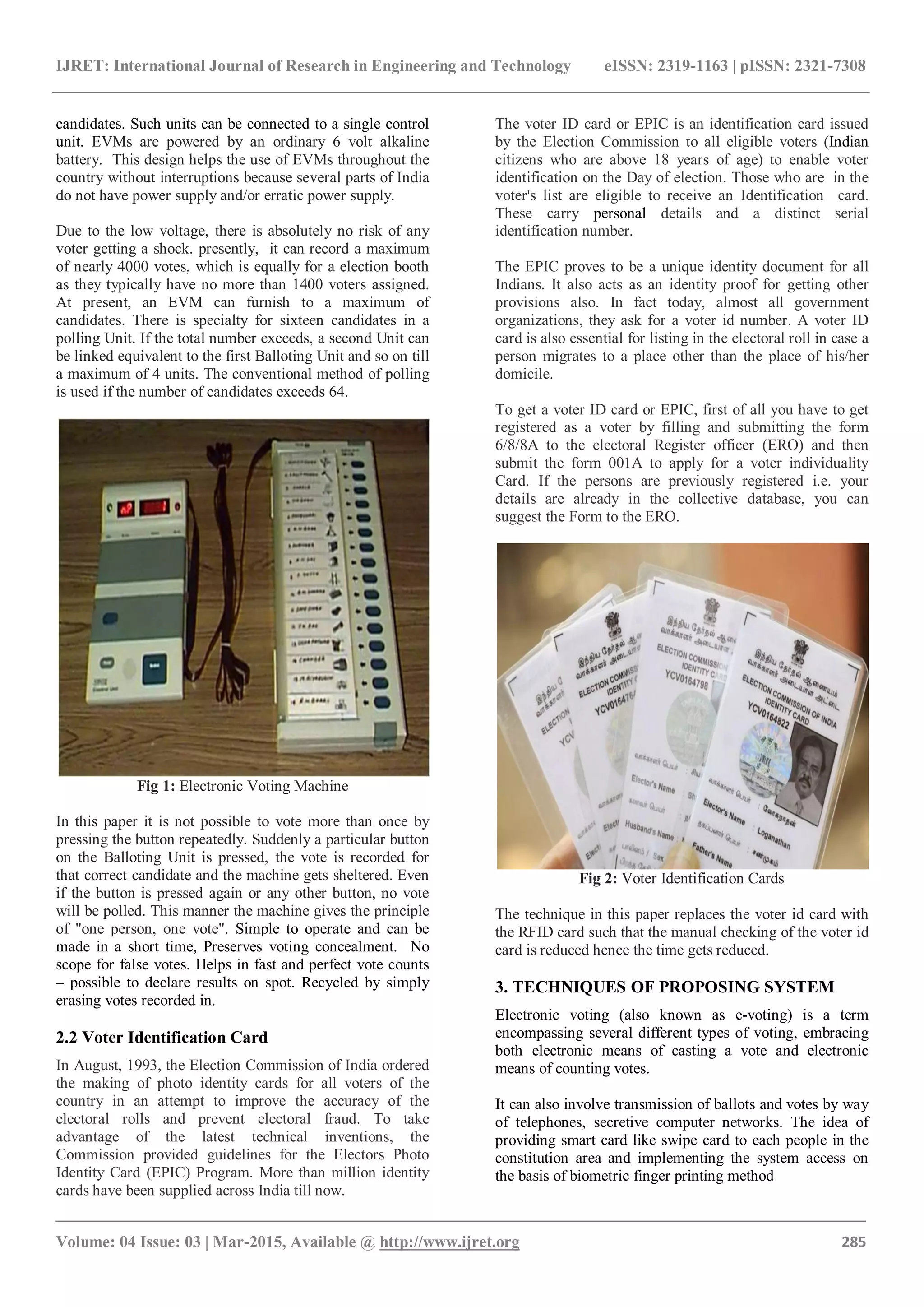 Impressive smart card based electronic voting system | PDF | Elections ...