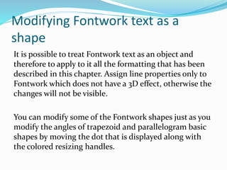 Fontwork Word Libre Office Impress Lesson 3: Adding and Formatting pictures | PPTX