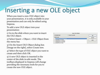 Libre Office Impress Lesson 4: Spreadsheets and Charts | PPTX