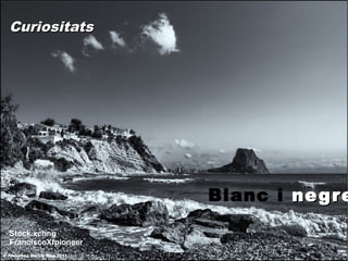 Curiositats




                     Blanc i ne g r e
Stock.xchng
FranciscoXfpioneer
 