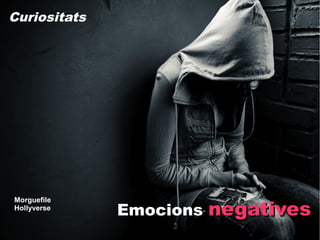 Curiositats




              Emocions negatives
Morguefile
Hollyverse
 