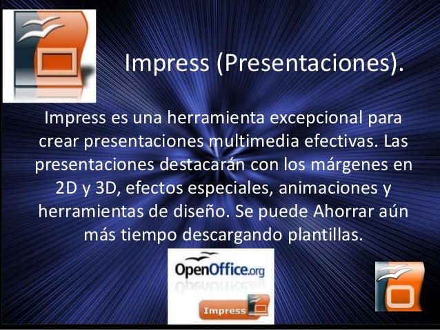Impress Presentaciones Software Libre