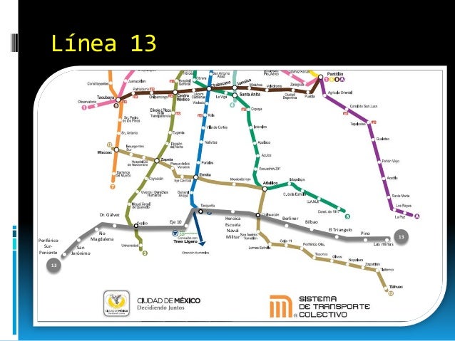 LINEA 13 DEL METRO CDMX
