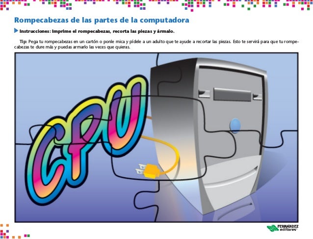 rompecabezas de una computadora