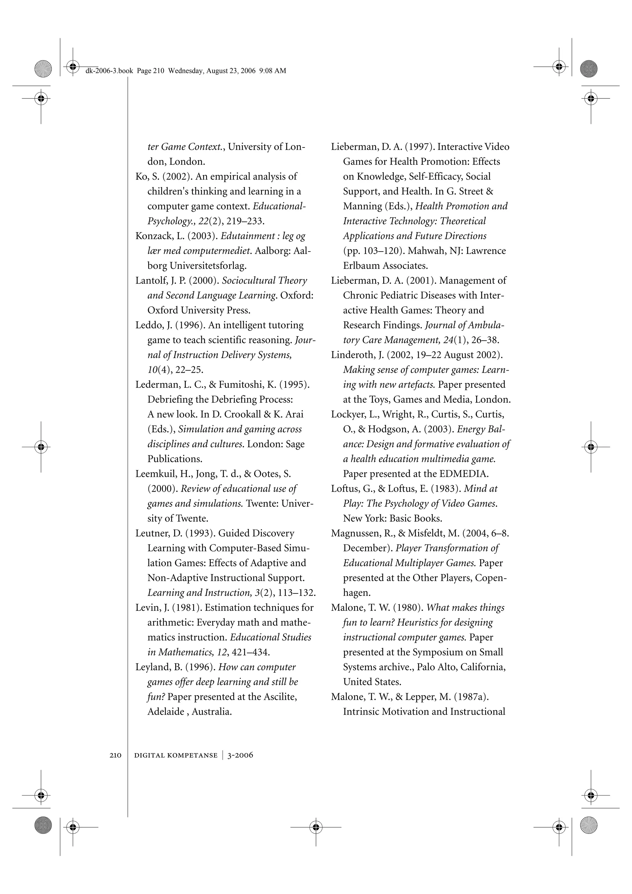 Imprimir Game Overview