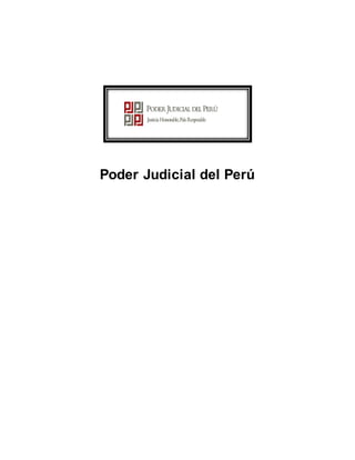 Poder Judicial del Perú
 