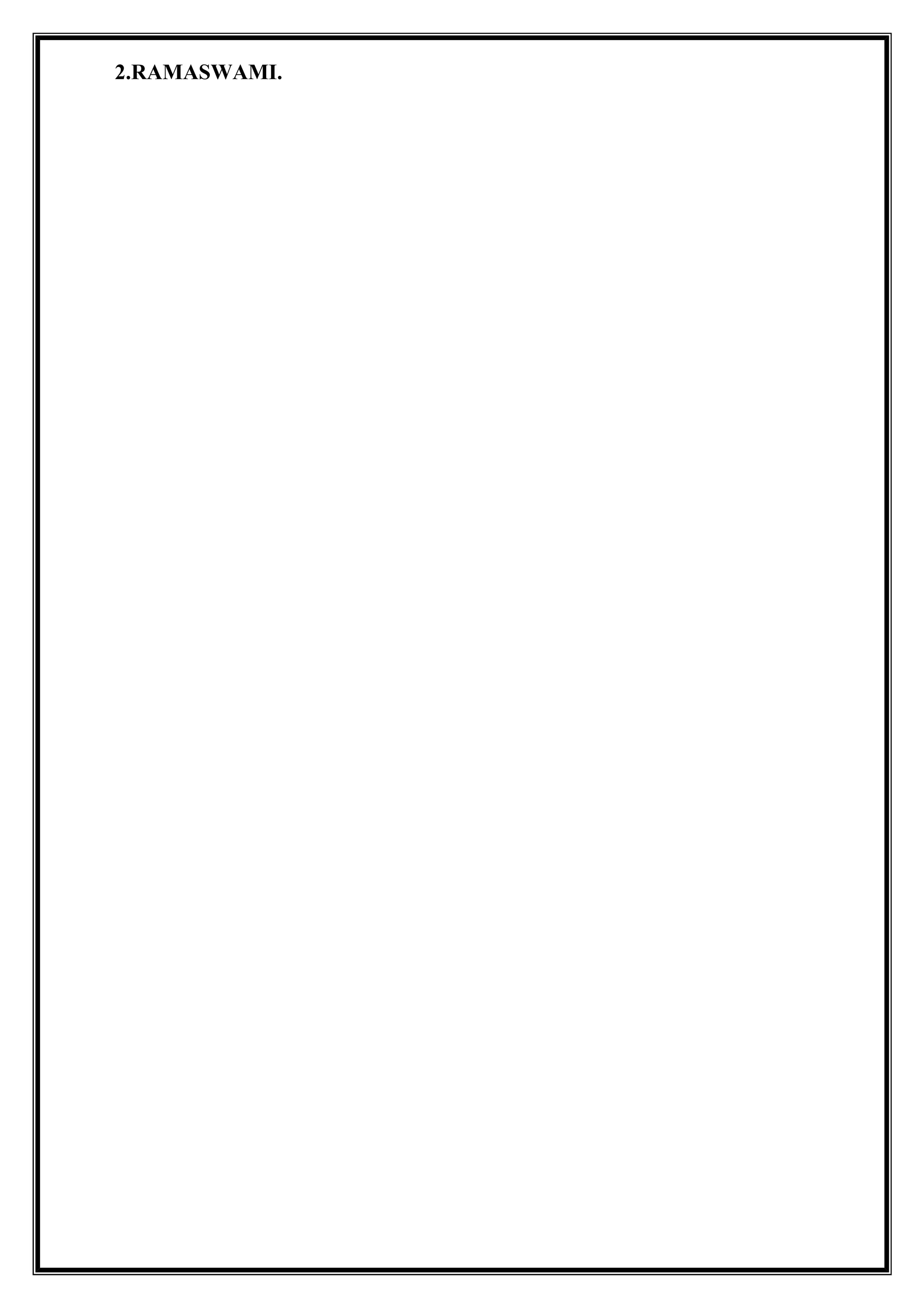 2.RAMASWAMI.
 