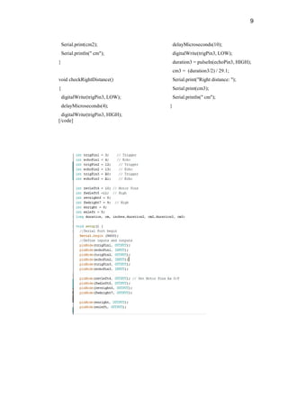 obstacle avoiding robot project | PDF