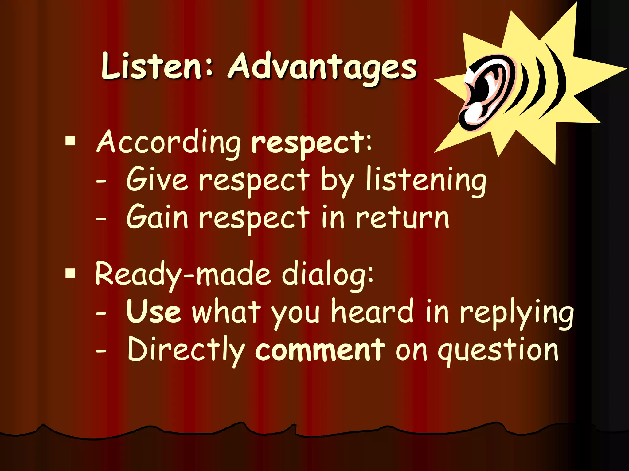 Selecting A Strategy	-	Thinking of what to sayWhatever You Do, Don’t…	-	Short list of things not to do