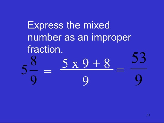 Improper Fractions _Mixed_Numbers_With_Fractions