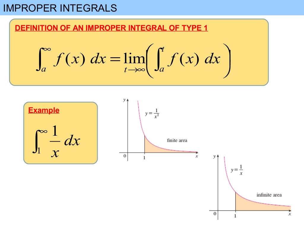 IMPROPER INTEGRALS
082
 