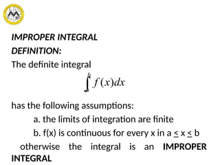 Improper_Integrals.pptx-presentation ppt | PPTX