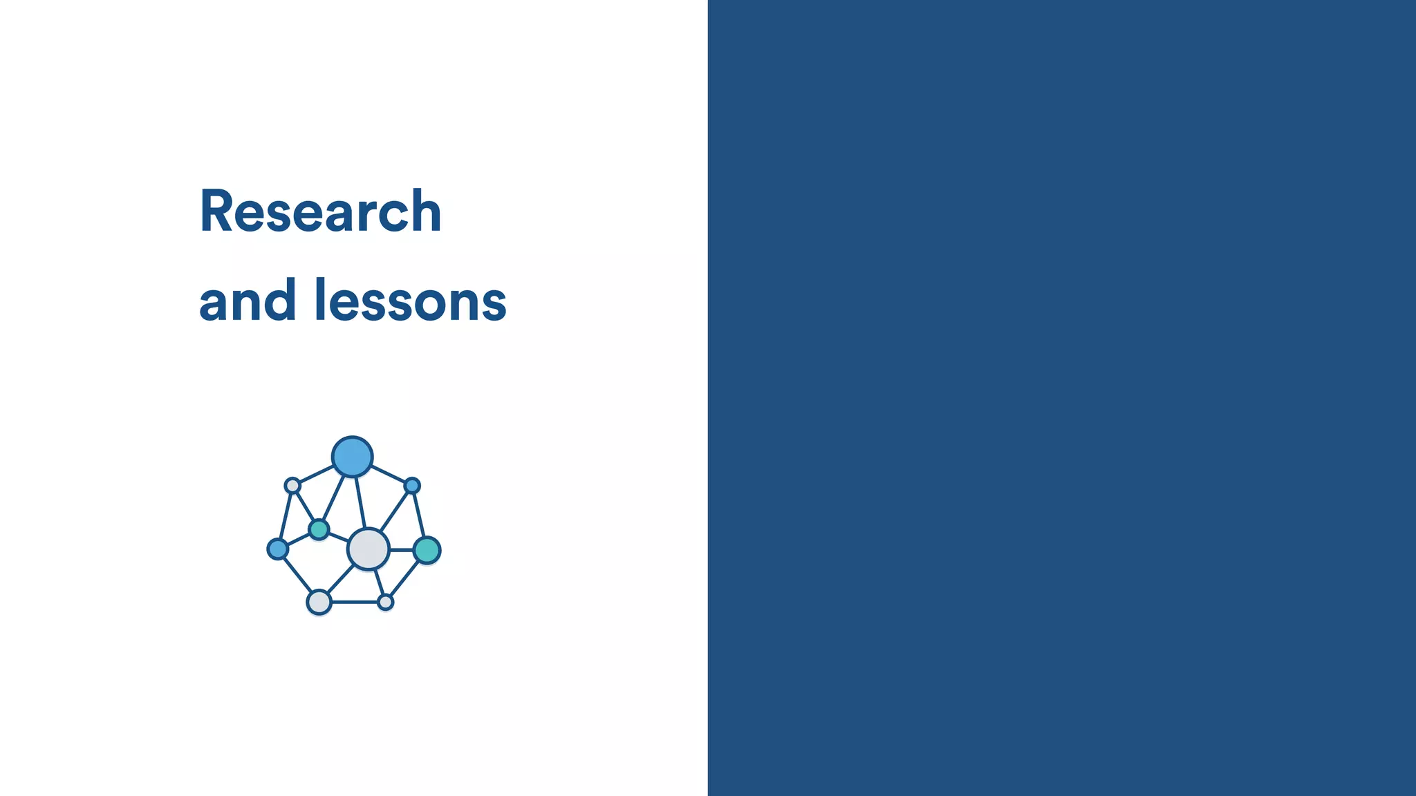 Research
and lessons
 