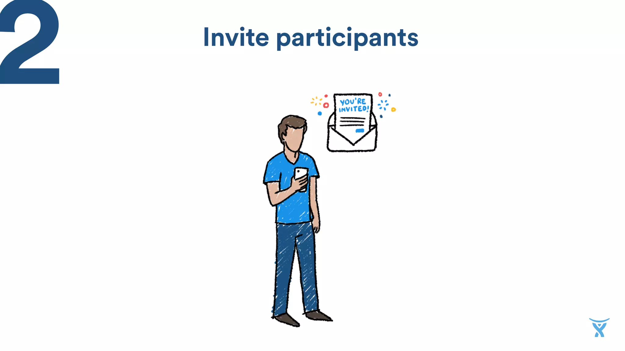 Invite participants
2
 