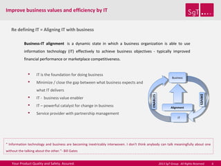 Improve business values and efficiency by IT | PPT