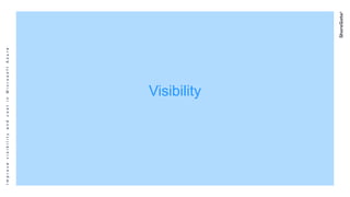 ImprovevisibilityandcostinMicrosoftAzure
Visibility
 