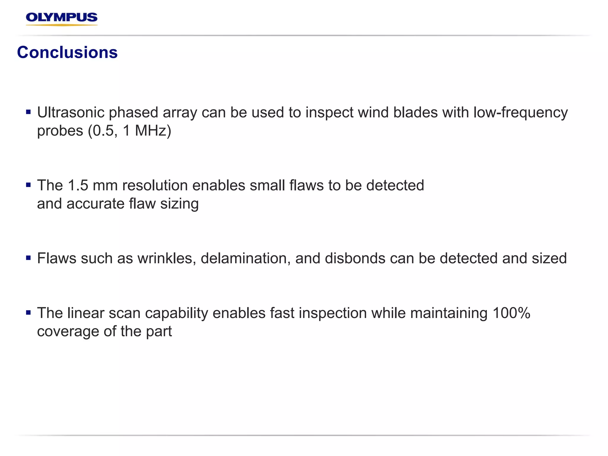 Improved Inspection of Composite Wind Turbine Blades with Accessible ...