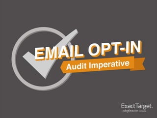Improving Email List Growth - Email Opt-in Audit 