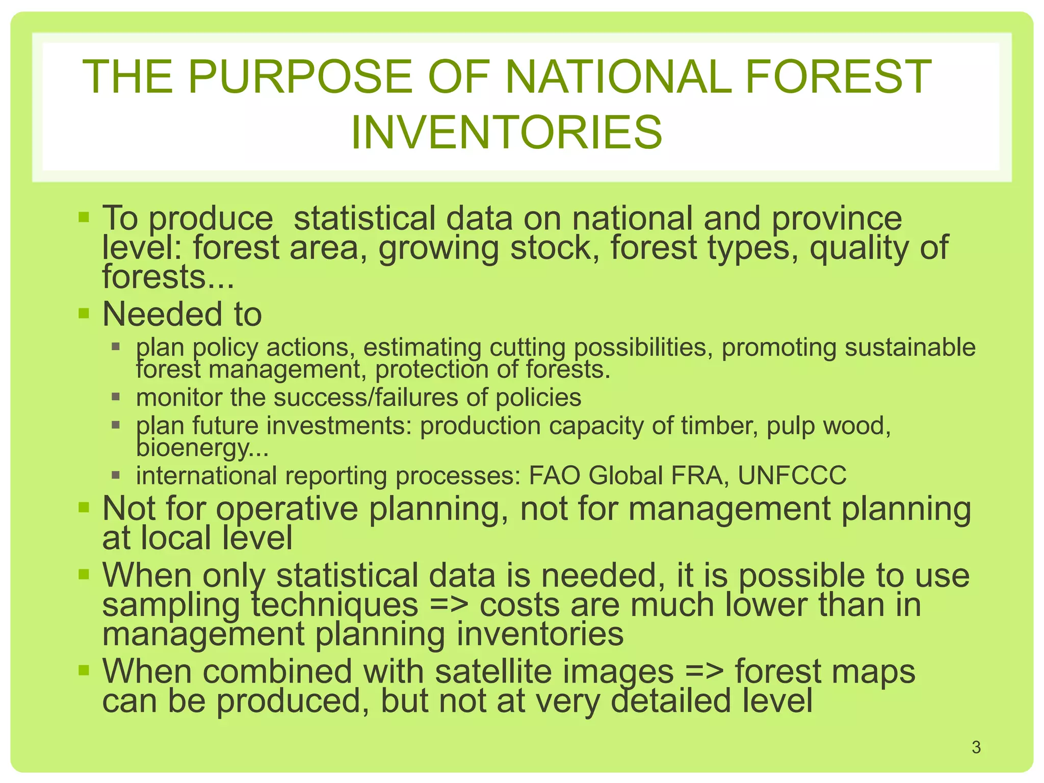 Improved National Forest Inventory Map sampling design | PDF