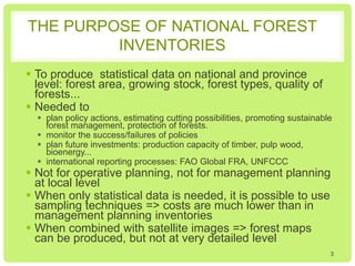 Improved National Forest Inventory Map sampling design | PDF