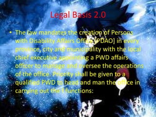 Pwd Priorities Improved pwd presentation | PPTX