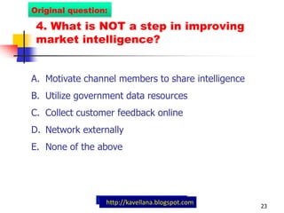 7. According to Ansof’s product – market expansion grid, what kind of strategy involves development of new markets for existing products?Market penetration strategyProduct development strategyMarket development strategyDiversification strategyNone of the above40/73Improved answer:francishugo.blogspot.com