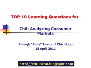Behavior of Customer in the Customer-Development Process Potentials – interestedProspects – motivatedFirst-time & repeat customers – need to be encouraged through marketing efforts Source: Marketing Management 13th Edition by Philip Kotlerhttp://joansoliven.blogspot.com/