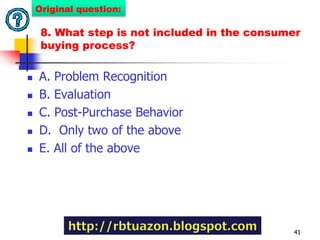 Clients - need to be treated special Members – enjoying the benefits Advocates – recommending the productPartners Behavior of Customer in the Customer-Development Process Source: Marketing Management 13th Edition by Philip Kotlerhttp://joansoliven.blogspot.com/