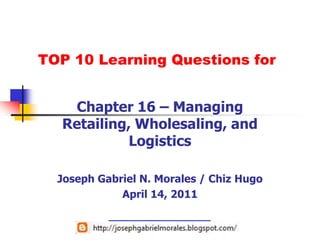 77Moreover, products tagged with prices with rightmost numbers “.00 c” are deemed to be of SUPERIOR QUALITY Trattoria Steaks-to-Go  $50.00  $16.99 From Philip Kotler’s, Marketing Management, 13th Editionmeghanngettingthere.blogspot.com