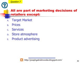 2. The “Good Value” Pricing Structure of Payment Plan Alternatives is an example of consumers arriving at price perceptions via which Key Point?79References PricesPrice – quality InferencesPrice EndingsPrice CuesNone of the Abovemeghanngettingthere.blogspot.comCorrected Q & A: