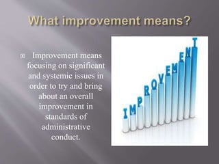 Improvement and change ppt | PPTX