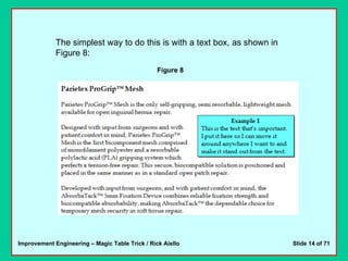 Improvement Engineering Examples | PPT