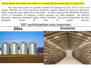 DDT and Malathion only important
 