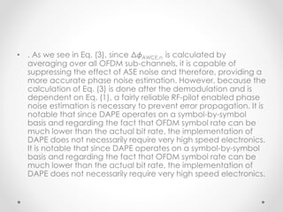 Improvement of Phase Noise Compensation for Coherent Optical OFDM via ...